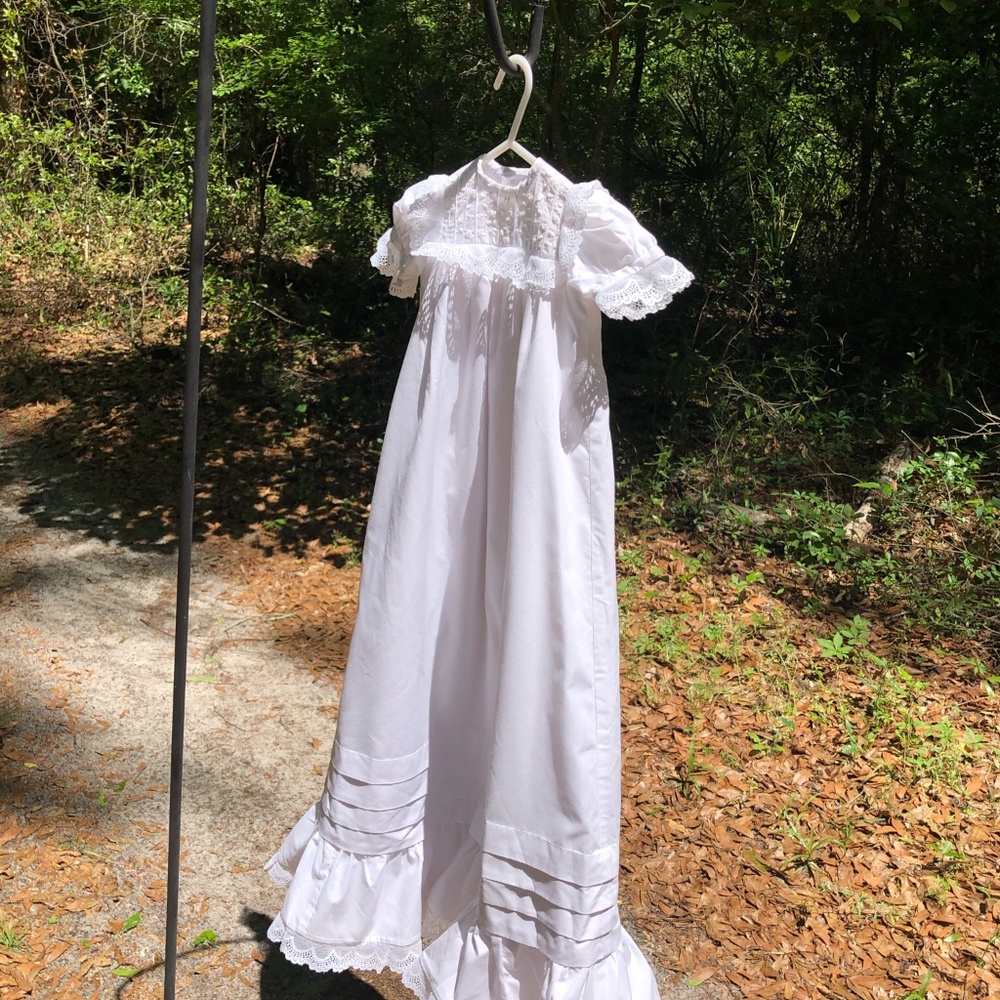 Christening gown and cap